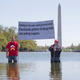 These protests date way before President Trump. This was in 2014 under Obama.
